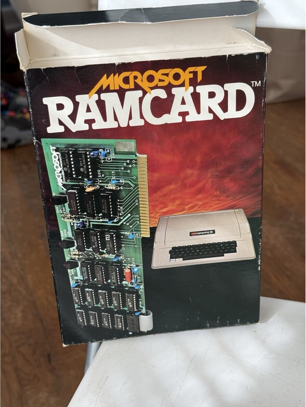Vintage Microsoft Ramcard with manual from 1980 With Box ( Untested)